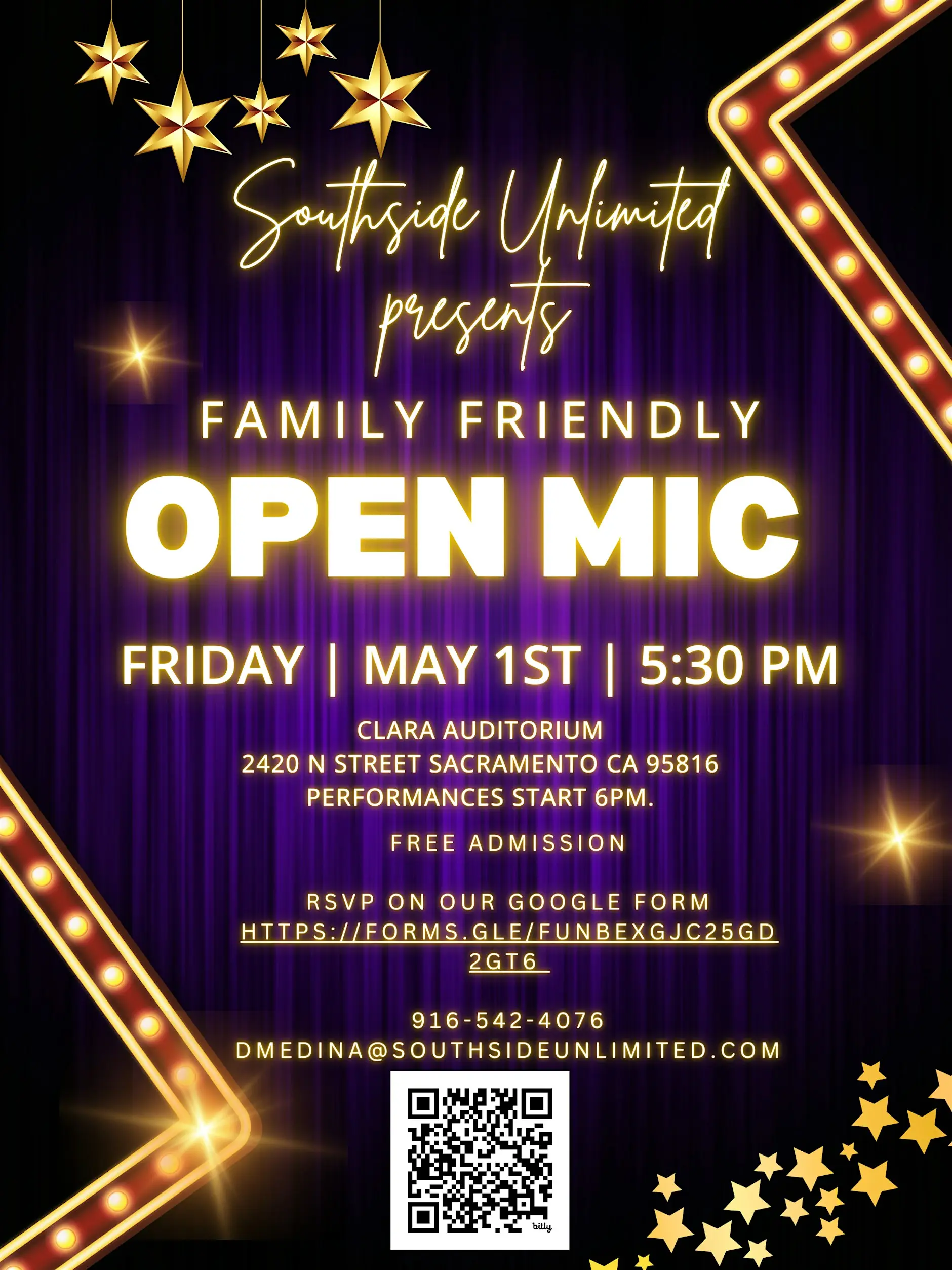 ✨ Family Friendly Open Mic Night! ✨