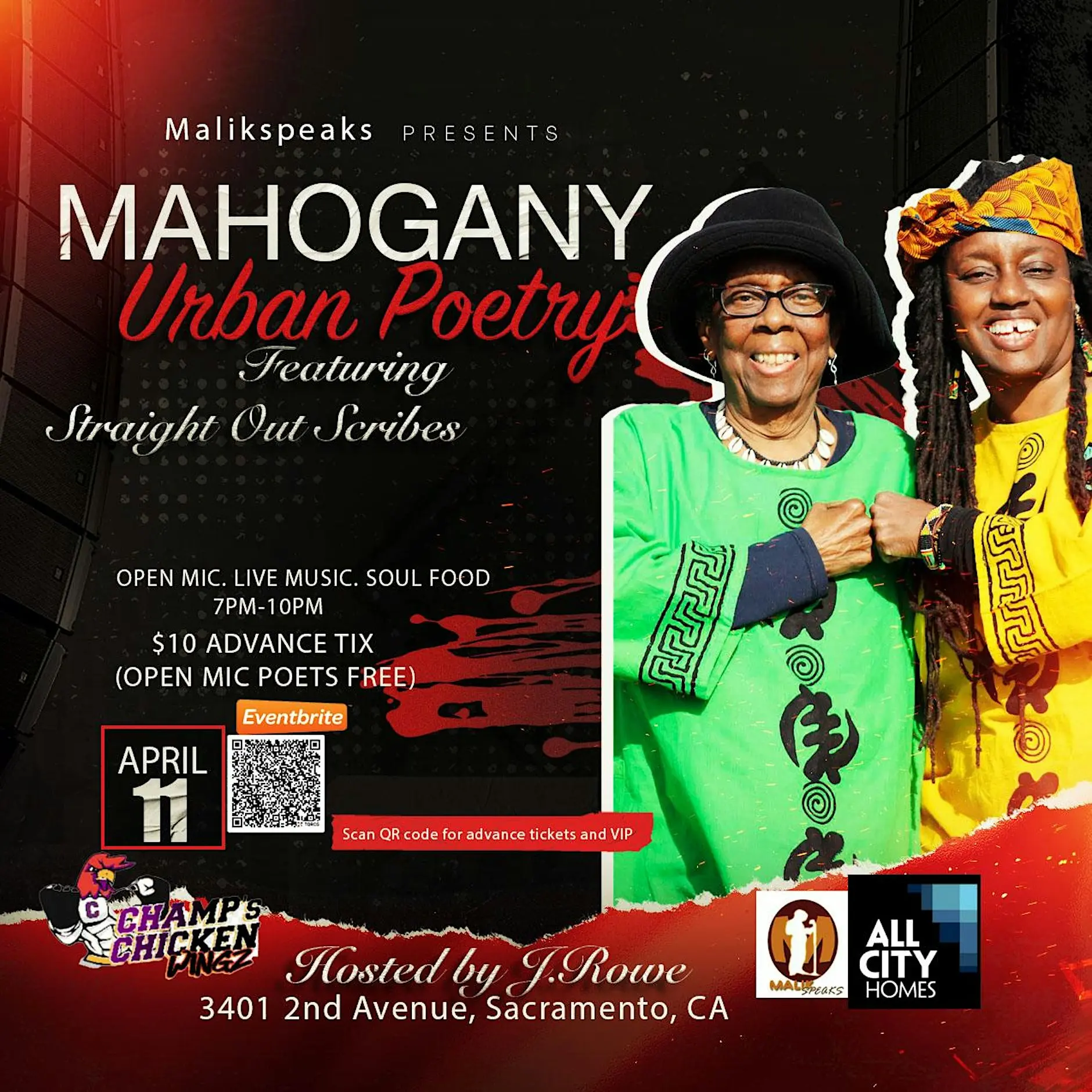 Mahogany Urban Poetry Series feat. Straight Out Scribes
