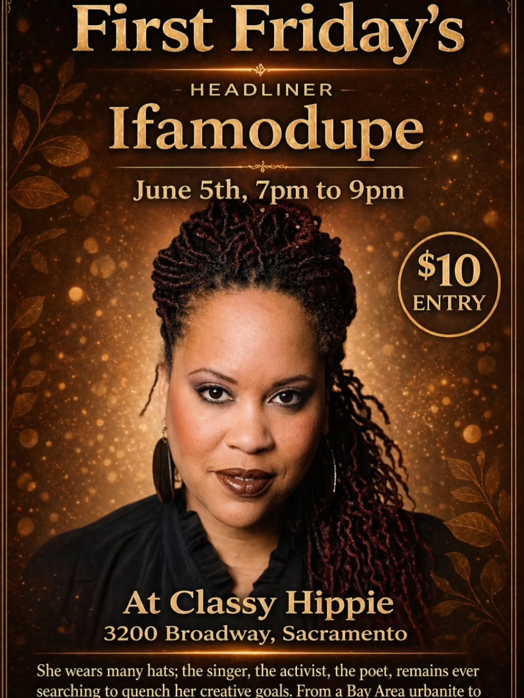 1st Fridays at the Classy Hippie – Featuring Ifamodupe