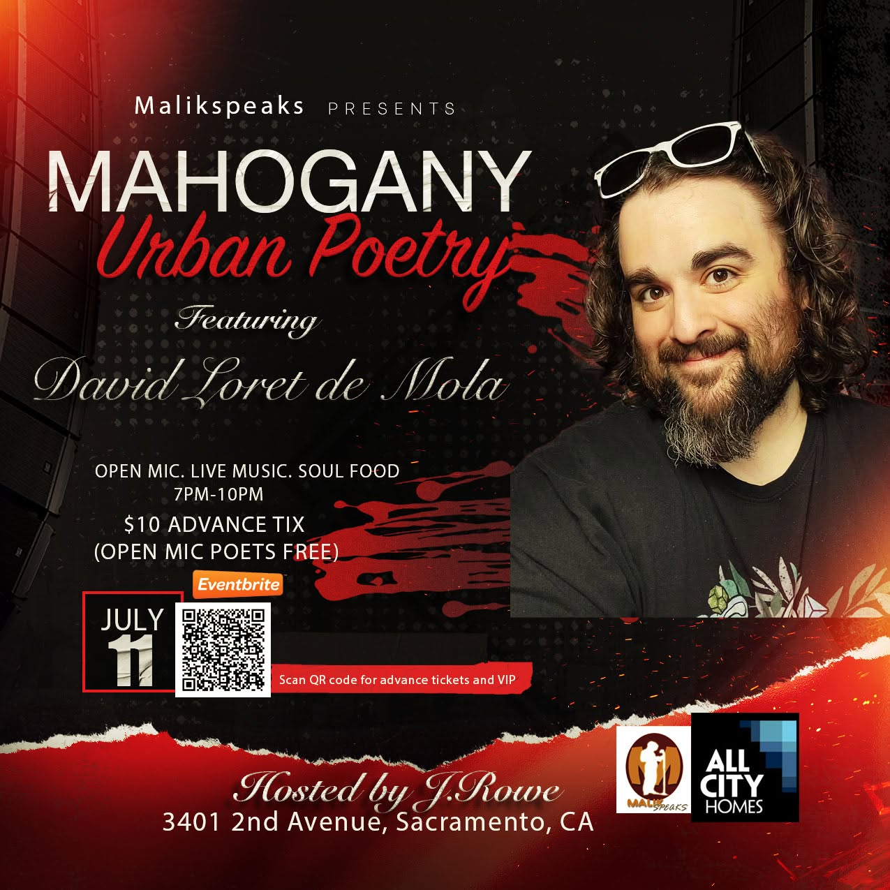 Mahogany Urban Poetry Series feat. David Loret de Mola