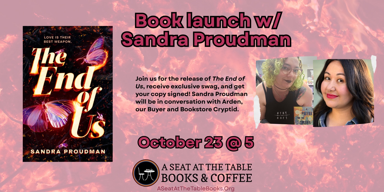 Book Launch and Signing with Sandra Proudman