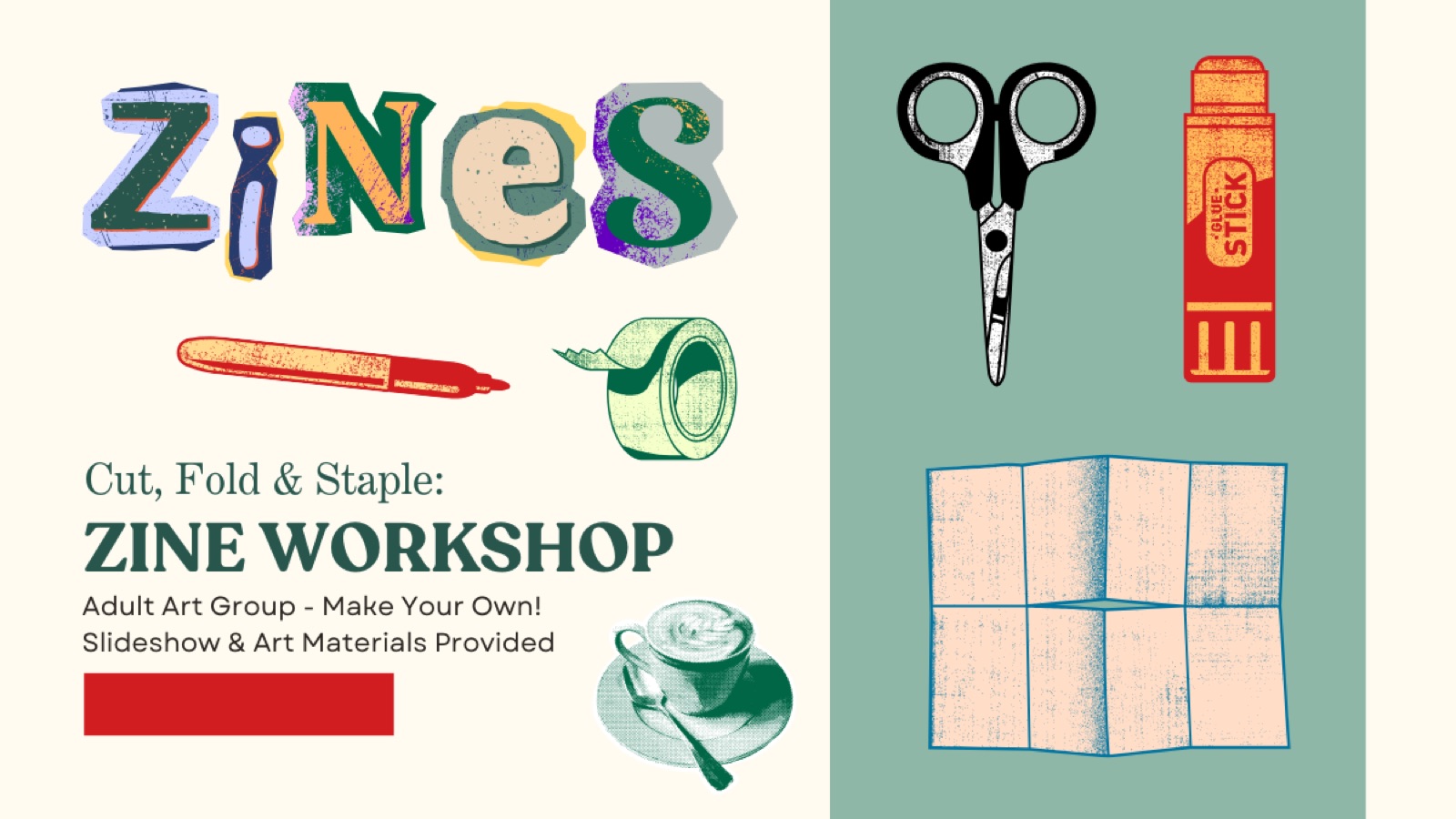 Zine Workshop at Tupelo Coffeehouse