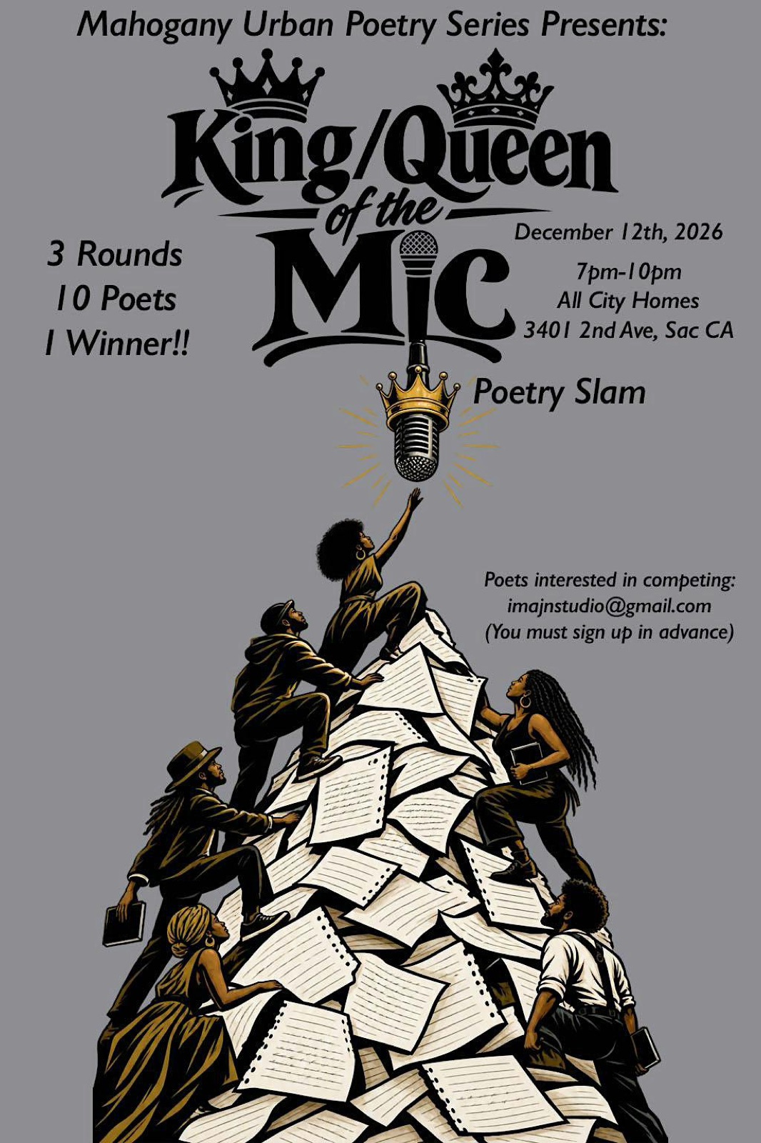 King/Queen of the Mic Poetry Slam