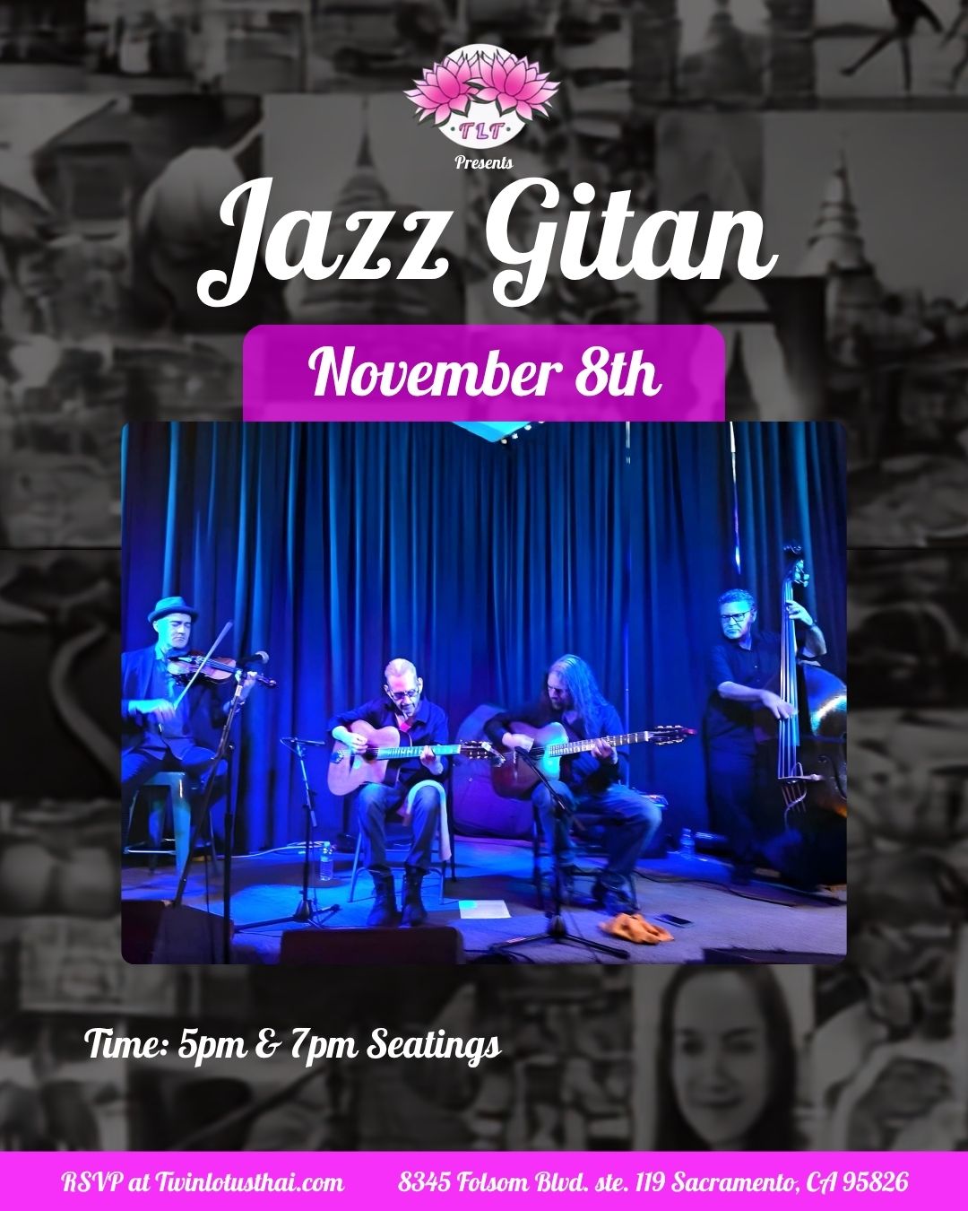 Jazz Gitan at Twin Lotus Thai