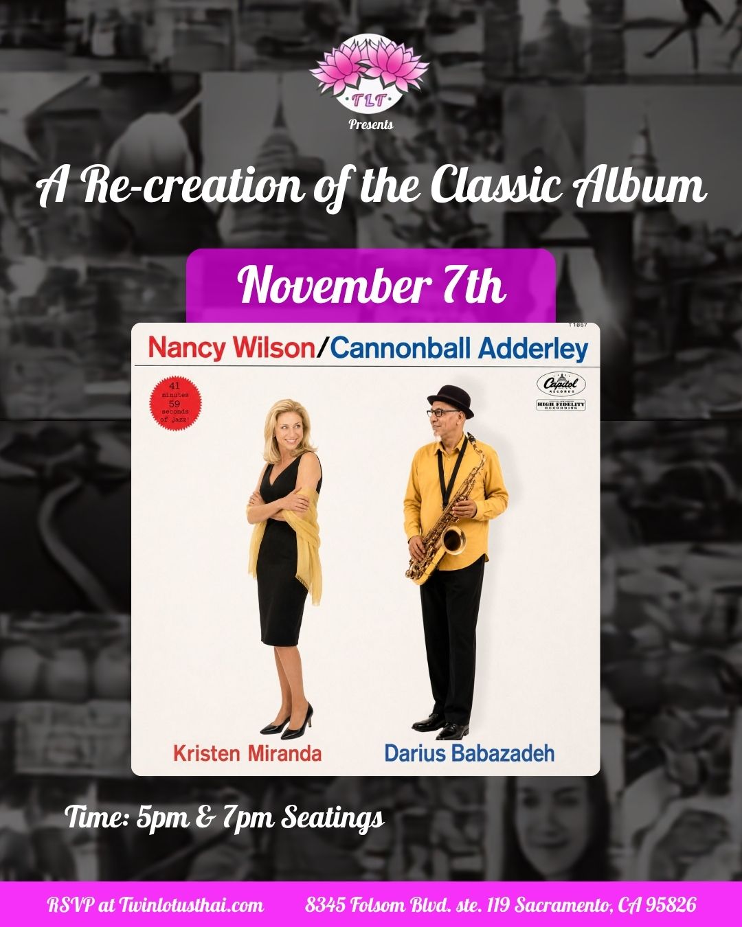 Nancy Wilson / Cannonball Adderley at Twin Lotus Thai