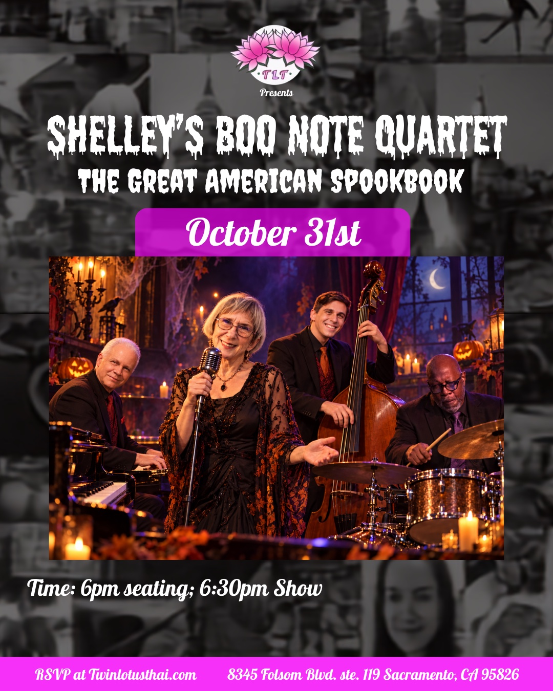 Shelley’s BOO Note Quartet at Twin Lotus Thai